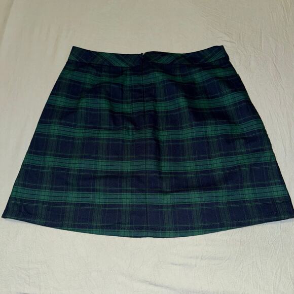 Arizona Jean Co Green/Blue Plaid Mini Skirt Women's Size 11 Gently Used - Picture 6 of 8